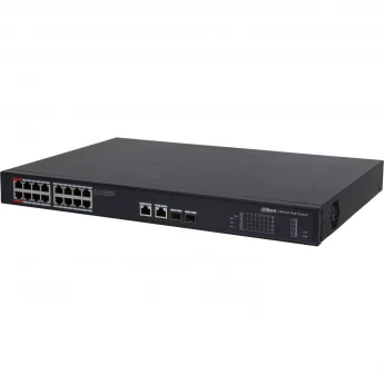 16-портовый гигабитный коммутатор с 16-РОЕ портами DAHUA DH-PFS3220-16GT-190