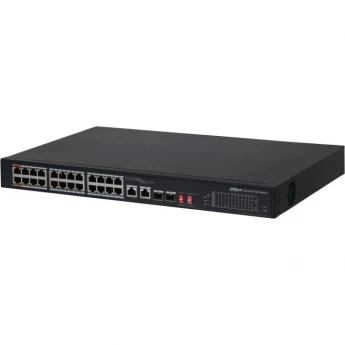 24 портовый РоЕ коммутатор DAHUA DH-PFS3226-24ET-240